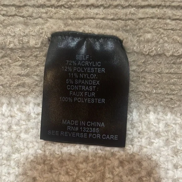 Woven midi length knit cardigan - Picture 5 of 5